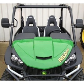Replacement for Side View Mirror Set for John Deere RSX 850i Gator, Heavy Duty, Large Size