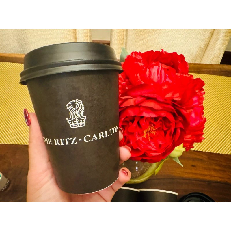 Ritz Carlton 6 Ritz Carlton Coffee Cups PAPER RITZ cup