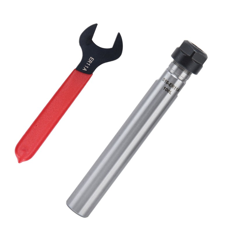 Straight Shank Tool Holder ER11 Collet Extension Rod CNC Lathe