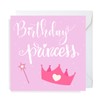 Second Ave Pink Princess Baby Children's Square Card For Girl