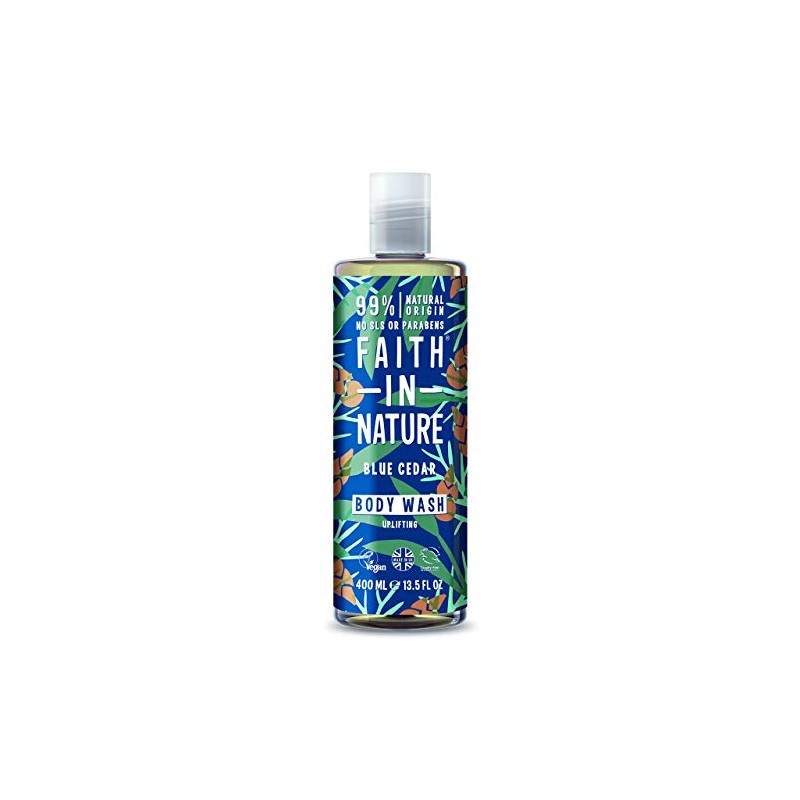 Faith In Nature, Blue Cedar Body Wash, 400 ml