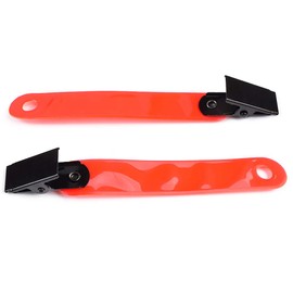 Reflective Trail Markers with Clips for Hunter Safety Night-n-Day Hunting Accessories (Pack of 12)