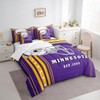 Twin Size 7-Piece Football Gifts Comforter Sets for Football Lovers
