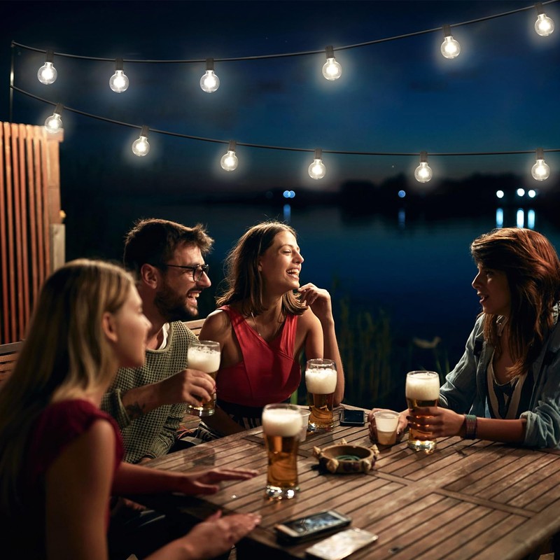 Mlambert G40 LED Replacement Light Bulbs for String Lights, Dimmable