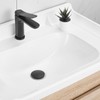 Xinlon Plug Sink Black, Universal Drain Fitting for Sink, Pop