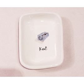 Rae Dunn Nibble Appetizer Snack Dish LL Farmhouse by Magenta 5x3.5 (Keep)