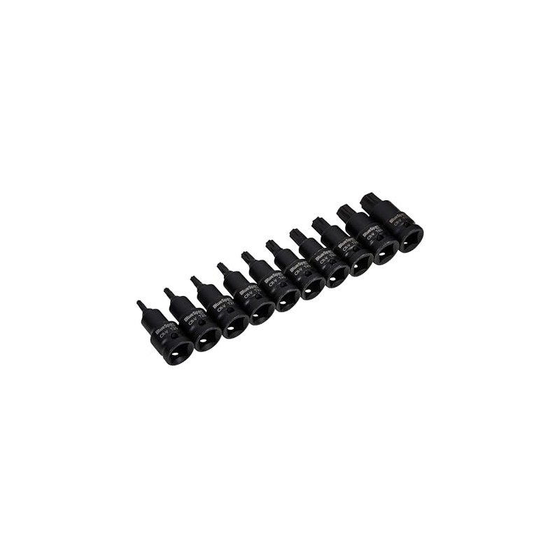 Blue Spot Tools 10 PCE 1/2" Impact Torx Bit Socket