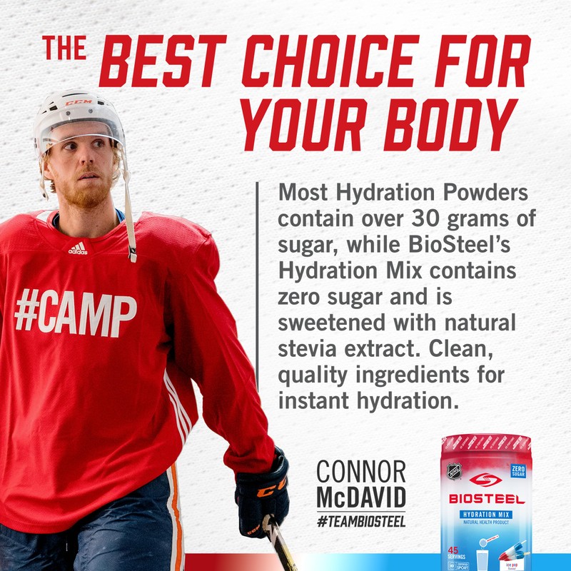 BioSteel Hydration Mix, Great Tasting Hydration with Zero Sugar, and