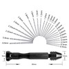 MAEXUS Hand Drill, Pin Vice, Micro Drill, 0.02 - 0.12