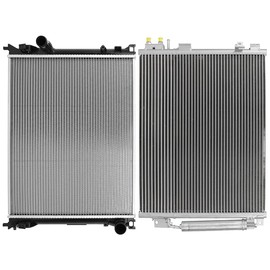 cciyu Aluminum Radiator Replacement 2009 for Chrysler for 300,2009 for Dodge for Challenger,2009-2010 for Dodge for Charger13158