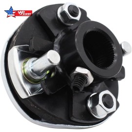 BP AutoParts Universal 1"-48 Spline x 13/16" - 36 Spline Rag Joint Steering Coupler Power Box