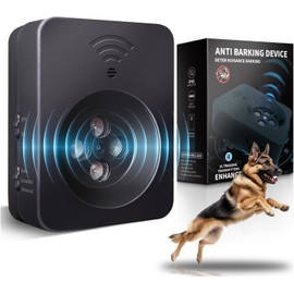 Anti Barking Device for Dogs Long Range 50ft, Ultrasonic Dog Bark Deterrent Device with Stop Dog Barks - Dog Barking Stopper, Bark Box, Barking Control Devices for Dog Training in Outdoor/Indoor