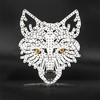 3D Puzzles for Adults, 679pcs Metal Wolf Head Model Set