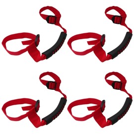 Vicue New 4X Roll Bar Grab Handles Handgrip Kit Replacement Fits for Jeep Wrangler Willys Wheeler Sport Utility 2-Door 2015, New Version