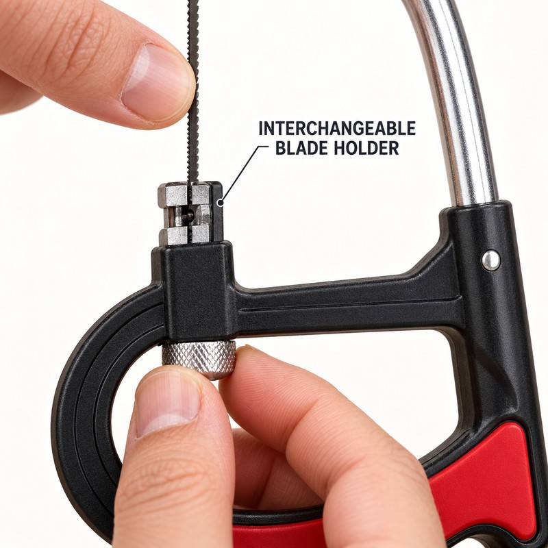 8-in-1 Multi-Purpose Hand Saw Kit with 6 Interchangeable Steel Blades