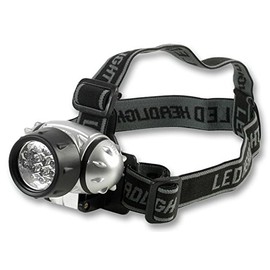 PRO ELEC PEL00480 LED Head Torch with 12 High Intensity LEDs