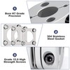 Flexible Shaft Coupling, D34 L45.6 Aluminum Flexible Diaphragm Motor Shaft