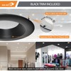 Run Bison 10 Inch Commercial LED Recessed Light with J-Box,120-277V,22/29/37.5W