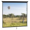 Segawe 120'' Projector Screen Projection Screen Manual Pull Down HD