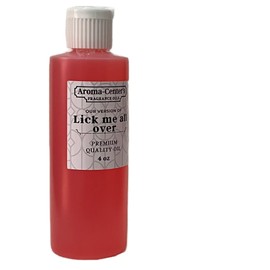 AROMA-CENTER Compatible with LICK ME ALL OVER body oil. Alcohol free and uncut perfumed fragrance oil. (4 OZ)