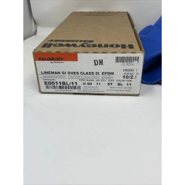 Salisbury E0011BL/11 SIZE 11 Class 00 Rubber Linemen's Electrical Gloves