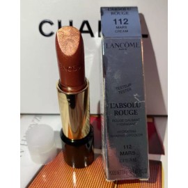 Lancôme Lancome L’Absolu Rouge LipStick ~112 Mars~ FullSize Clear Cap *Rare*