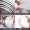 Liroyal Storage Containers, Round Shape, Set of 5, Divided Bowls