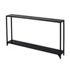SEI Furniture Bergen Narrow Metal Console Table, Dining Room With