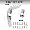 90 Degree Tool Box Hood Locks Latches with Keyhole, Stainless