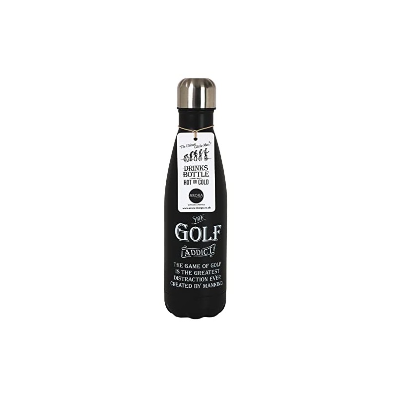 Ultimate Gift for Man 8983 Golf Water Bottle,500 ml,Stainless Steel