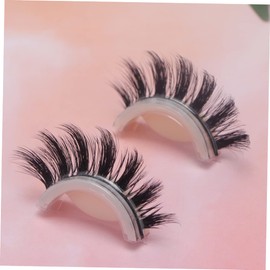 Minkissy 6 Pairs Handmade Fiber Natural Eyelashes Extension for Wedding Daily Use