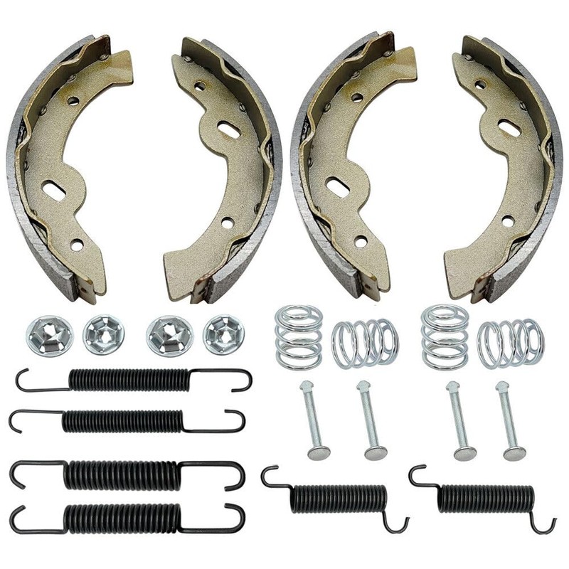 Aootiver Replacement for Brake Shoes Springs Pins Kit E-Z-GO Medalist/TXT/RXV/Workhorse
