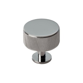 Carlisle Brass Knurled Cabinet Radio Knob,Polished Chrome,FTD703