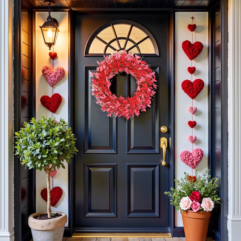 Pink Wreath Decor (22IN)