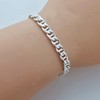 Treasure Bay Men's Silver Bracelet Heavy Thick 925 Sterling Silver
