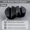 LEONTOOL 2 Pcs Floor Jack Rubber Pads Adapter Universal Jack