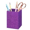 Luminzo Acrylic Desk Pen Holder, 3 x 3 x 4