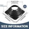 Yaocom #8 Metal Roof Vent Boot Flashing Chimney Roof Boot