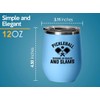 Pickleball Blue Edition Wine Tumbler 12oz - Serving up smiles