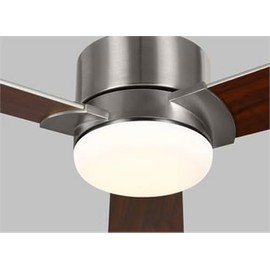 Visual Comfort Fan MC262 Rozzen 52 LED Fan Light Kit, Brushed Steel