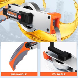 Cekegon Oil Tank Gauging Tape, Explosion-Proof Sounding Tape Measure with Stainless Steel Ruler, 350g Brass Plumb Bob (20M/66ft)