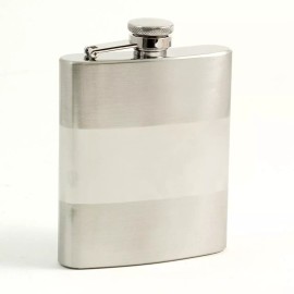 Undisclosed Bey-Berk Model FS108B Stainless Steel Mirror & Satinized Finish Steel Flask