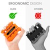 Finger Strengthener 4pcs Black, Blue, Orange, Red, Plastic 1.2-5 kg