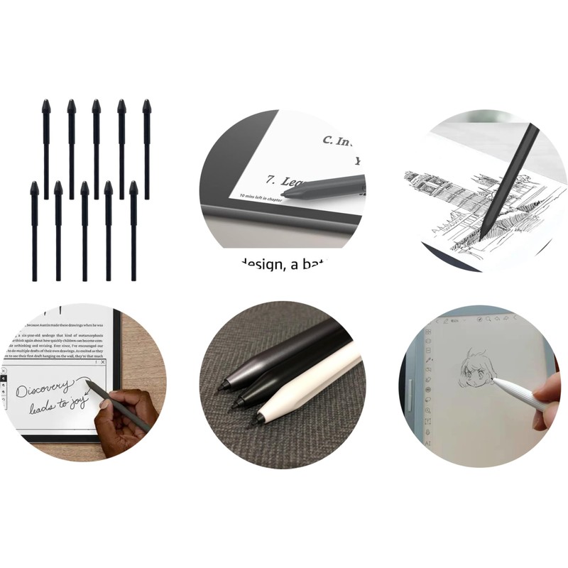 10PCS Tips Replacement for iFLYTEK AINOTE 2 Stylus Pen Tips,