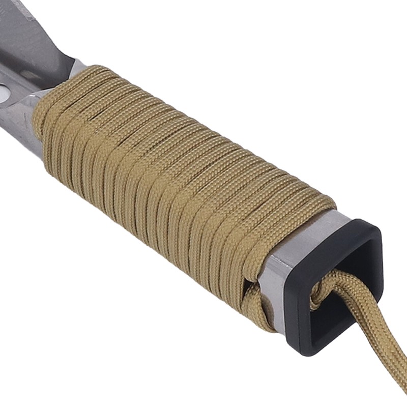 Survival Digging Trowel Stainless Steel Anti Slip Handle Multifunctional Detecting
