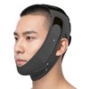 Shop Up Men's V-Line Tape Face Jaw Lifting Band, Black,