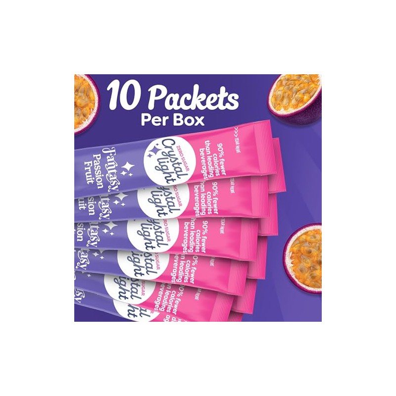 Crystal Light Drink Mix, 10 Individual Packets, Hydration for Book