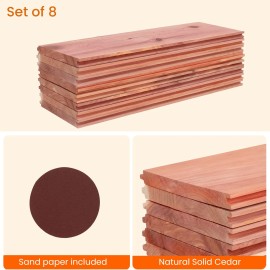 Homode Cedar Closet Liner Planks Set Of 8 Cedar Drawer Liners Tongue And Groove Aromati