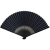 Hand Fan Fabric Location Large Fan Parents Black Coating Black