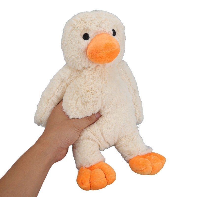 Dog Plush Duckling Sounding Toy Soft Teeth Cleaning Keep Healthy